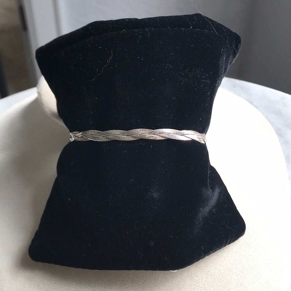 Sterling Braided Bracelet - image 1